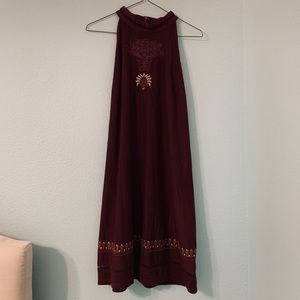 Mock neck dress